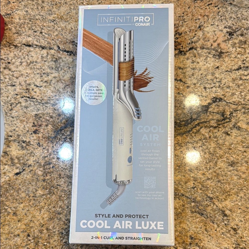 InfinitiPro Cool Air Luxe 2 in 1 Hair Tool